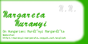 margareta muranyi business card